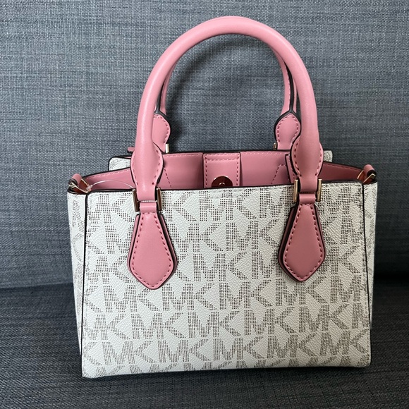 NWT MICHAEL KORS DARIA SMALL 2 IN 1 SATCHEL - Picture 4 of 16